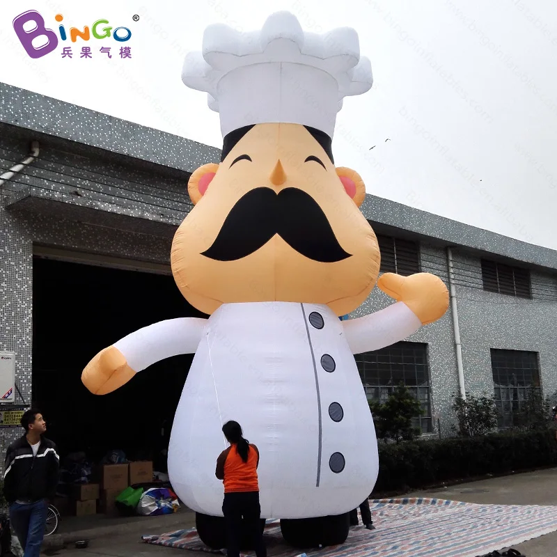 

Customized 20 feet large inflatable chef promotional 6m high airblown cook for decoration toys