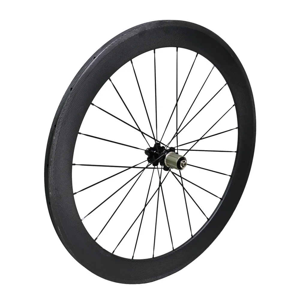 Discount WINCE DengFu 700C Carbon Road Wheel 21mm Width 60mm Tubelar Basalt Braking Surface with Full Carbon Spokes 4 Discount WINCE DengFu 700C Carbon Road Wheel 21mm Width 60mm Tubelar Basalt Braking Surface with Full Carbon Spokes 4