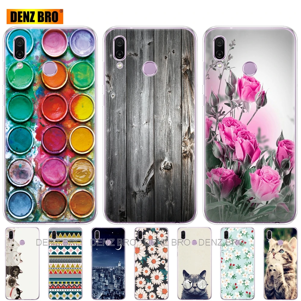 

soft silicone phone case for Huawei Honor Play 6.3'' painting soft tpu Back Cover For Huawei Honor Play Coque etui bags bumper