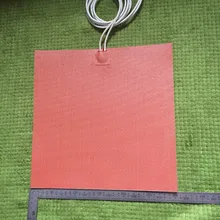 Электрический нагреватель силиконовый нагревательный элемент пленка с подогревом Elettrico из каучука силиконовый letto riscaldamento 300 мм x 300 мм 500 Вт 120 в