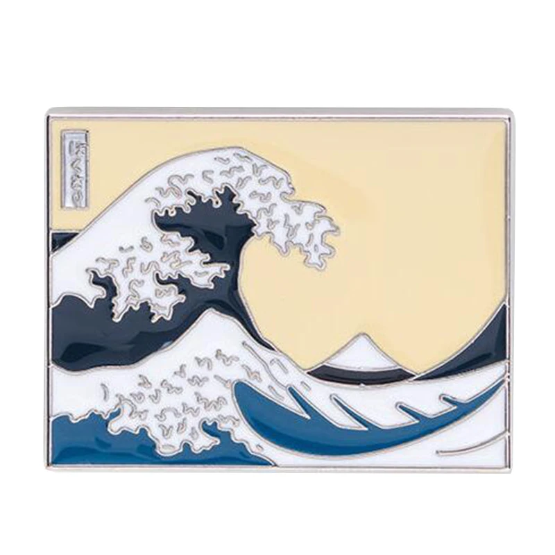 The Great Wave Enamel Pin