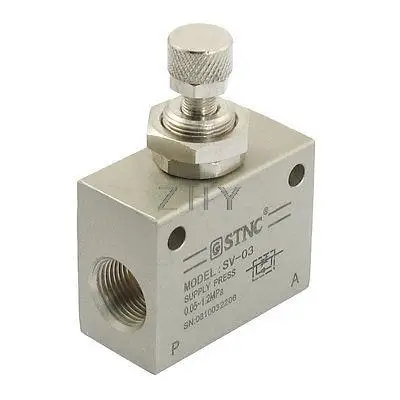 

3/8"PT One Way Metal Flow Control Mechanical Pneumatic Gas Valve