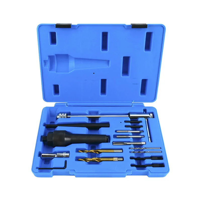

16pcs 8/10mm Glow Plug Removal Remover Damage Extractor Tool Kit