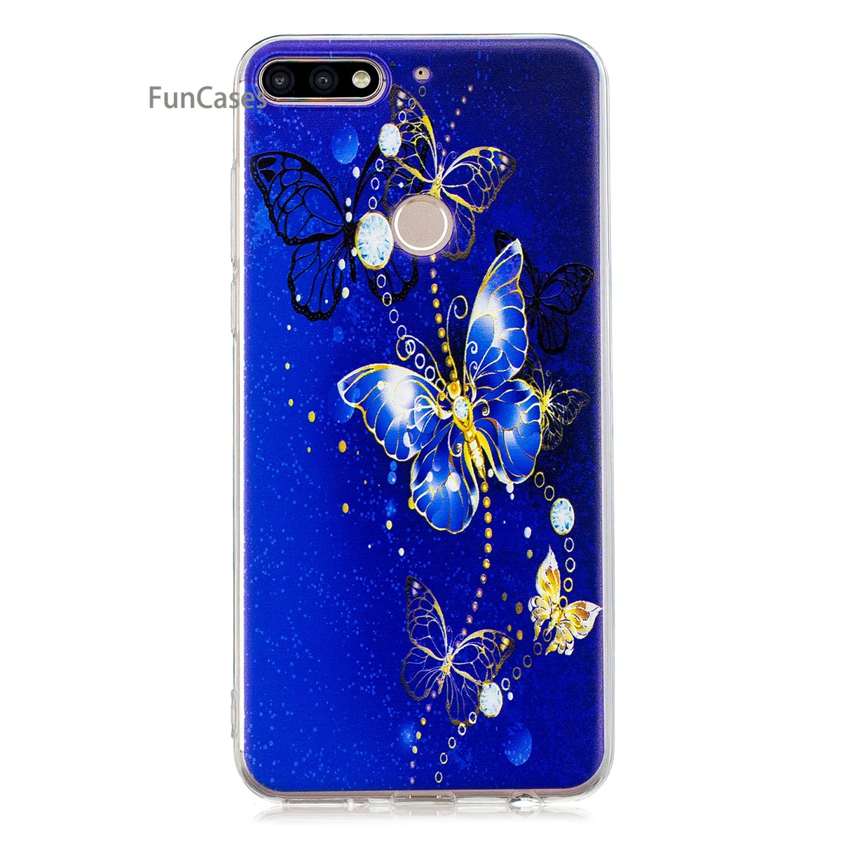 Elephant Cover sFor Capa Huawei Honor 7C Soft Silicone Phone Case Cove Animal Cellphone Case For Huawei Ascend Y7 2018 Telefonia