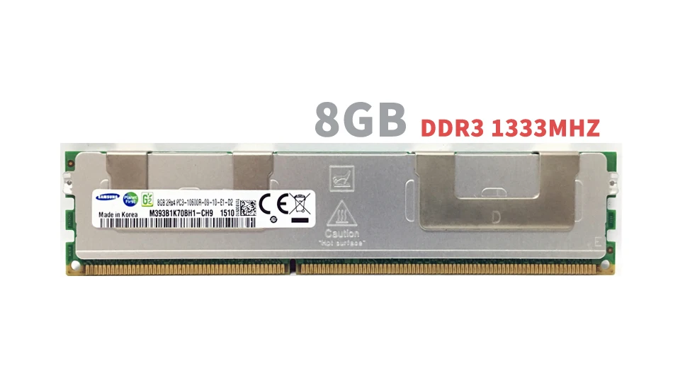 Память Samsung DDR3 оперативная память для сервера 4 Гб 8 16 PC3 1066 МГц 1333 1600 1866 ECC REG 32 14900