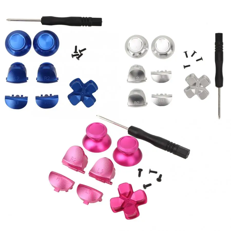 

For PS4 Controller Gamepad Button For Replacement Seven Piece Set Accessories