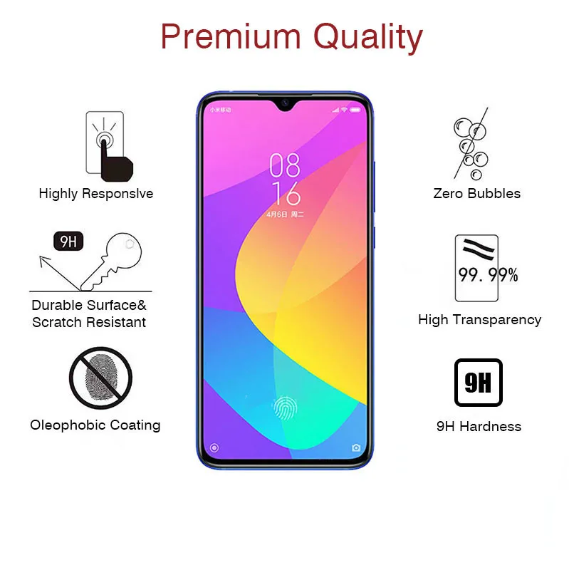 Защитное стекло для xiaomi 9 se 9t pro закаленное Xiaomi Mi Cc9 Cc9e защитная пленка телефона
