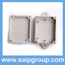 Серый цвет маленький размер дешевый пластиковый корпус водостойкий корпус с ушками SP-F1-6