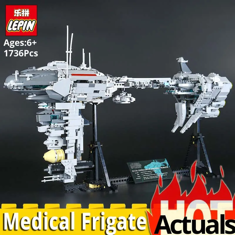 

LEPIN Star Plan MOC wars 05083 Nebulon-B Medical Frigate Set Educational Toys stacking block Brick model building tool set Gift