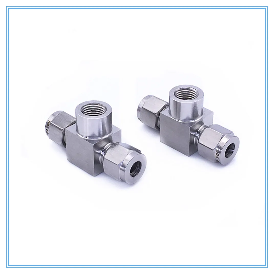 

pressure tapping 6-12mm Pipe to 1/8" 1/4" 3/8" 1/2" Female 304 SS Stainless Steel Double Ferrule Tube Pipe Fittings Connector