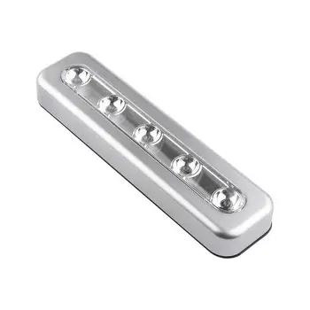 

AKDSteel 5 LED Light Bar Battery Operated Cabinet Closet Light Kitchen Corridor Strip Wall Touch Lamp