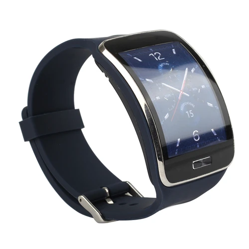 Сменные полосы для Samsung Galaxy gear S sm-r750 Smart Watch, ремешок для часов браслет для часов часы наручные nato strap - Цвет: navy blue