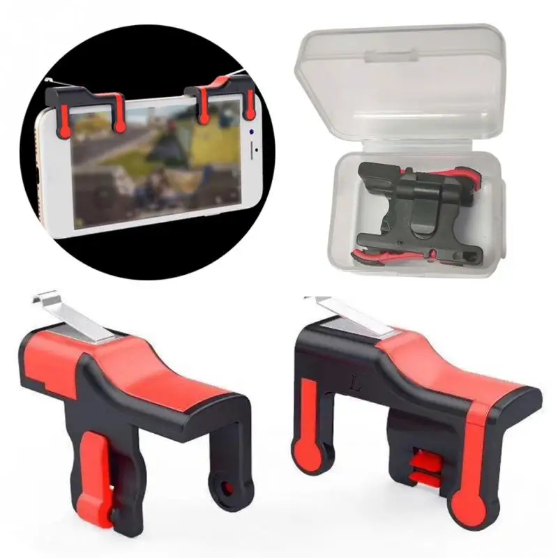 

Smart phone Mobile Gaming Trigger For Mobile Game Fire Button L1R1 Shooter Controller