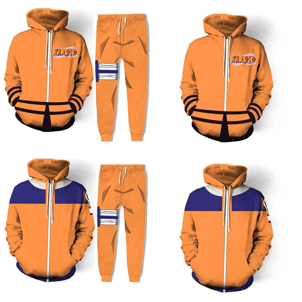 

Naruto: Shippuden Cosplay Uzumaki Naruto Hoodie Naruto Uchiha Itachi Anime sportswear 3D Printed Zip Hooded Sweatshirt Jacket