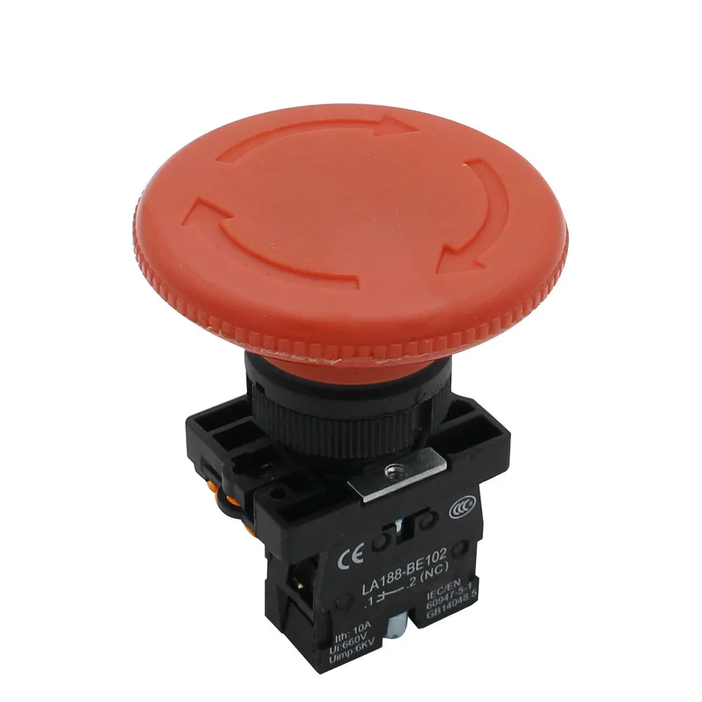 Electrical Buttons For Industrial Electrical Equipment Start And Stop Buttons NC Emergency Stop Tuttons Multiple Models 1 Pc