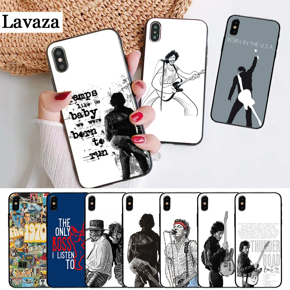 

Lavaza Bruce Springsteen Thunder Road Silicone Case for iPhone 5 5S 6 6S Plus 7 8 X XS Max XR