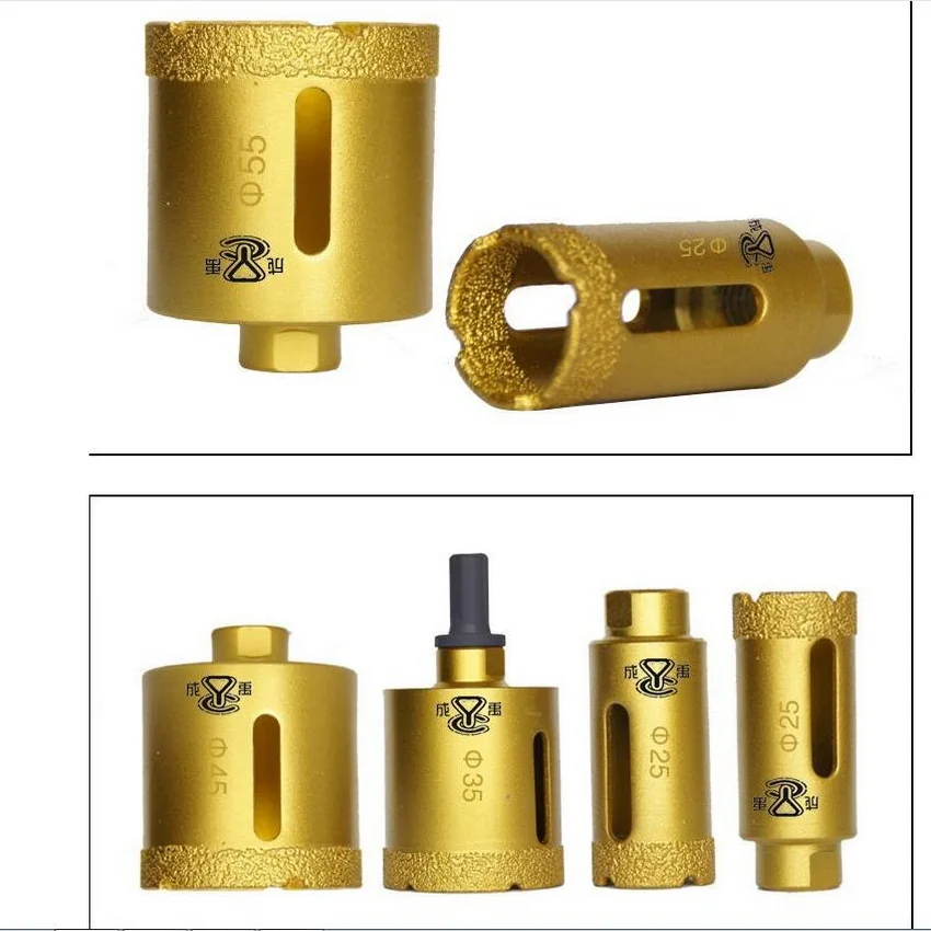 Free Shipping Of 1PCS 25 55mm Brazed Drilling Angel Grinder Diamond