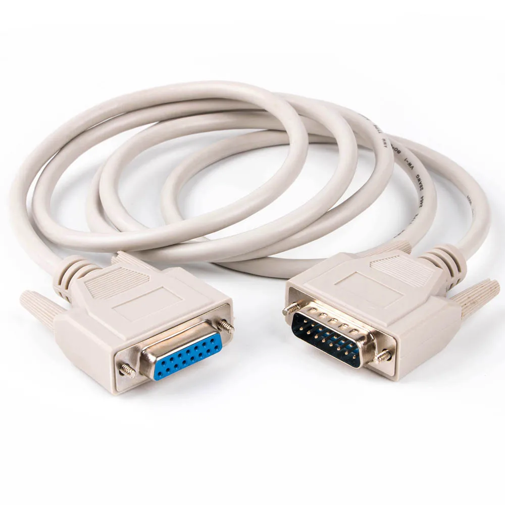 db15 male plug to db15 female socket extender db15 parallel extension cablein Computer Cables