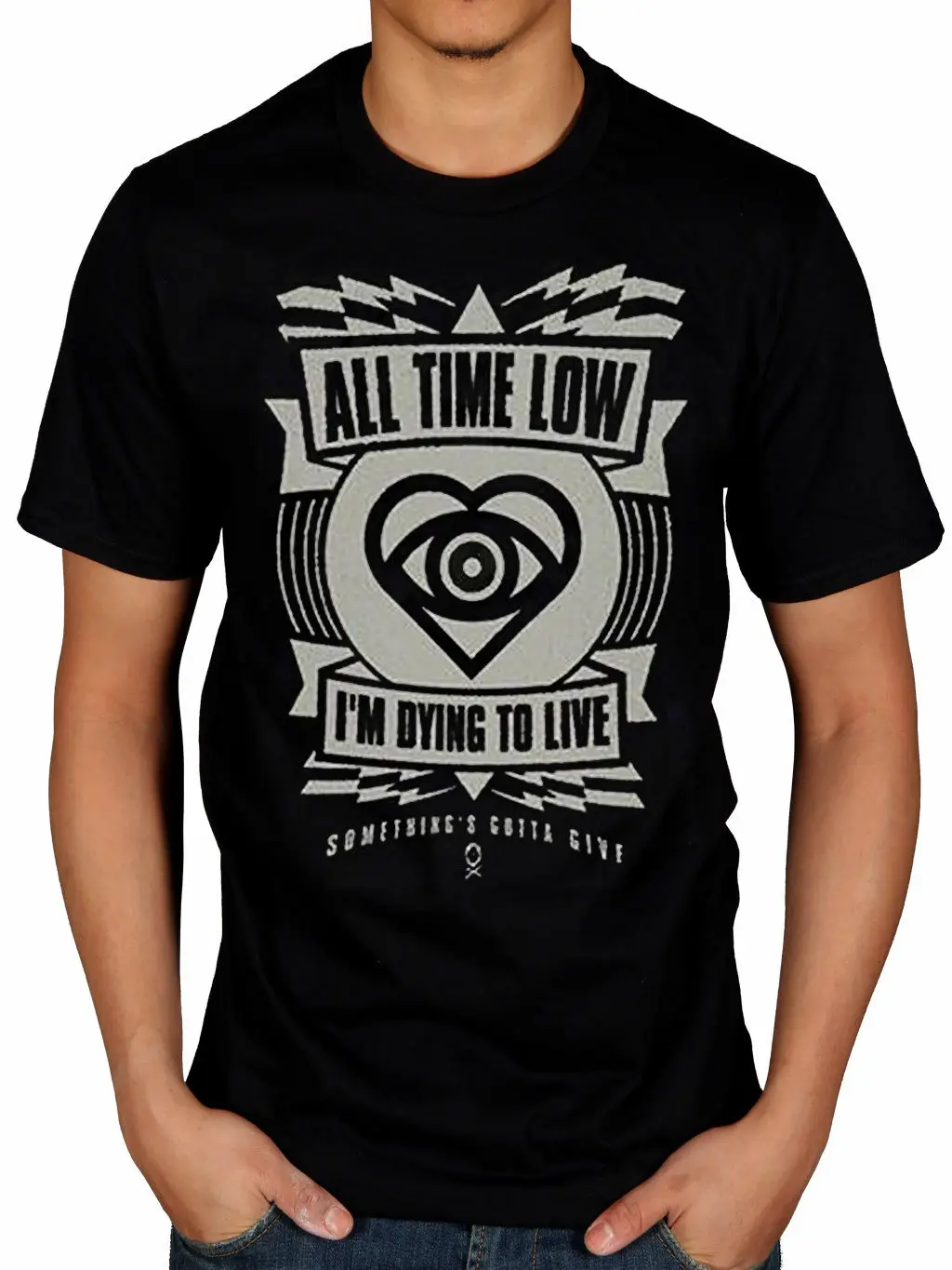 Camiseta oficial de "All Time Low Hypno", Camiseta básica de moda con estampado de amor como la guerra, el Glamour mata pánico|Camisetas| - AliExpress