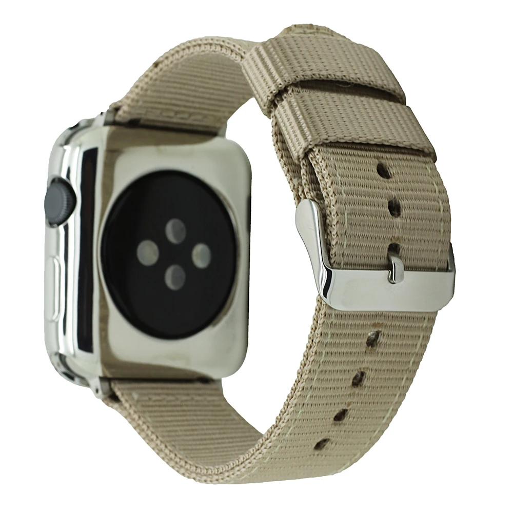 

Sports Nylon Band for 38/40mm 42/44mm Apple Watch Series 1 2 3 4 Outdoors Fabric Watch Strap Belt Wristwatch Bracelet I318.