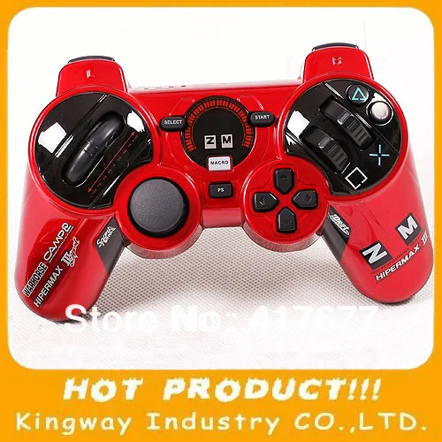 FREE SHIPPING,Brand New Racing Wireless Controller Game Control For PS3