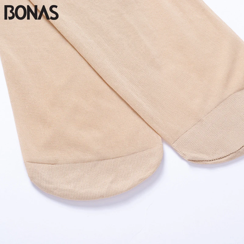 Колготки BONAS 6 шт./компл. 15D блестящие однотонные нейлоновые колготки с Т образным