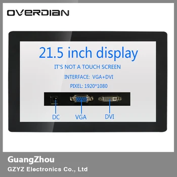 

21"/21.5inch Non-touch Industrial Lcd Monitor/Display VGA/DVI Interface Metal Shell Buckle Installation 16:9