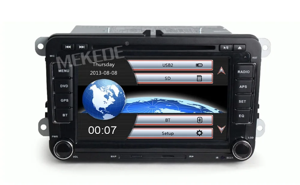 Discount minimum price ! 7" Car DVD For VW GPS Navigation original menu for GOLF 6 polo Bora JETTA MK4 OCTAVIA Fabia GPS free ship 13