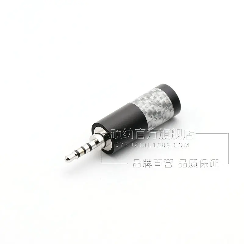 Родиевое покрытие 4 полюса 2,5 мм сбалансированный штекер HIFI аксессуары кабель для наушников Разъем провода стерео адаптер