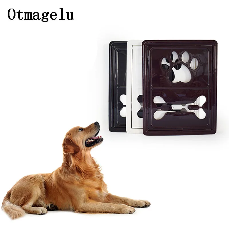 Lockable Magnet Control Pet Dog Cat Door for Screen Window Security Flap Gates Pet Tunnel Dog Fence Free Access Door for Home13