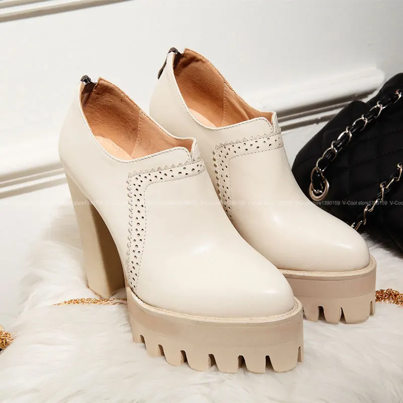 women's high heel platform boots