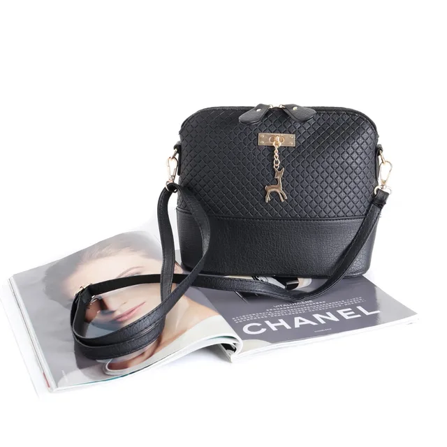 Women Crossbody Bag Casual Zipper Women Messenger Bags Female Single Leather Handbags Mini Shell Shape Bag Sholder Bag