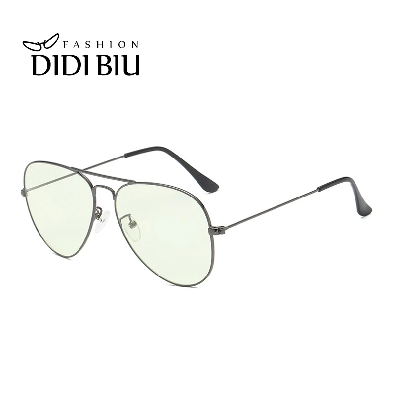 

Anti Blue Ray Computer Glasses Classic Thin Metal Frame Green Radiation Protection Gaming Eyewear Prescription Frame Male UH1127