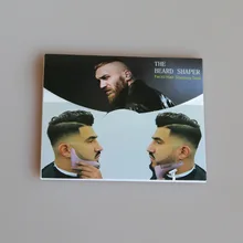100 шт. Быстрая способ хорошее качество борода гребень борода Shaper как борода Моделирование гребень для волос на лице и формирование инструмент как видно на ТВ
