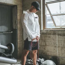 Весенне-осенние мужские куртки для бега, пальто с капюшоном, Базовая куртка, Мужская спортивная одежда, мужская ветровка для фитнеса, мужская одежда