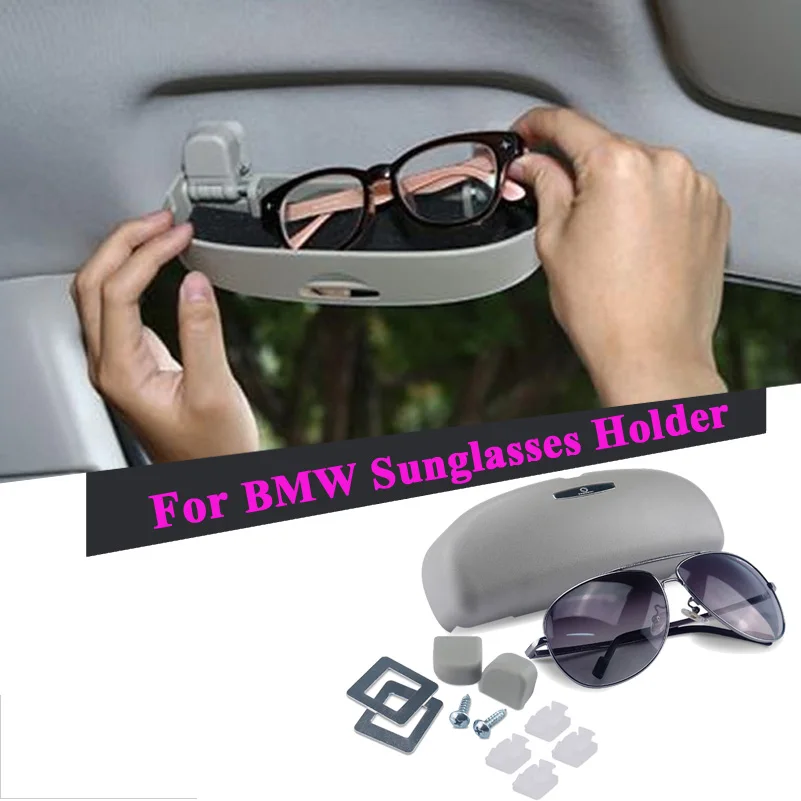 Car Sunglasses Storage Box Eyeglasses Holder Case For BMW E60 E34 E39