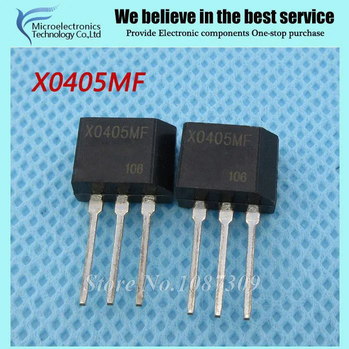 

10pcs free shipping X0405MF X0405 0405MF TO-202-3 SCRs 4.0 Amp 600 Volt new original