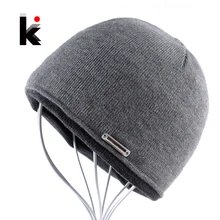Тюбитейка для мужчин шапка бини для осени зимы шапка плюс толстый бархат мужская вязаная шапка хип хоп лыжные катания мужские головные уборы для мужчин юность