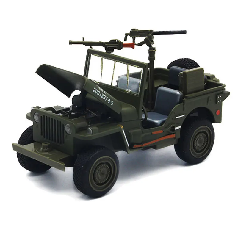 Модель автомобиля HOMMAT 1:24 WW II Джип внедорожник военная сила модель армейского