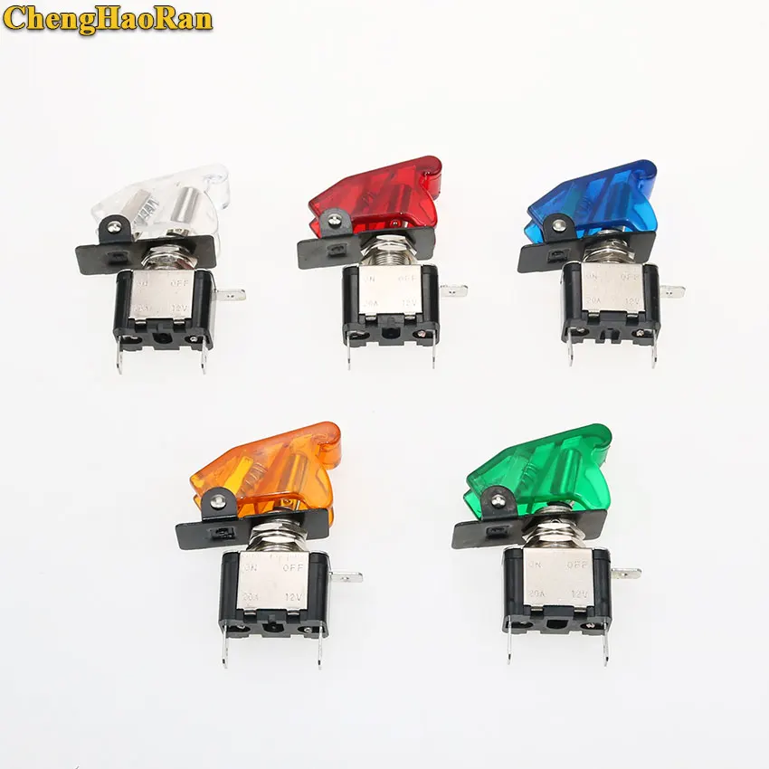 ChengHaoRan 12V 20A ON/OFF Miniature Rocker Toggle Switch For Professional Racing Car Vehicle Fog Lamps Dome Light | Обустройство