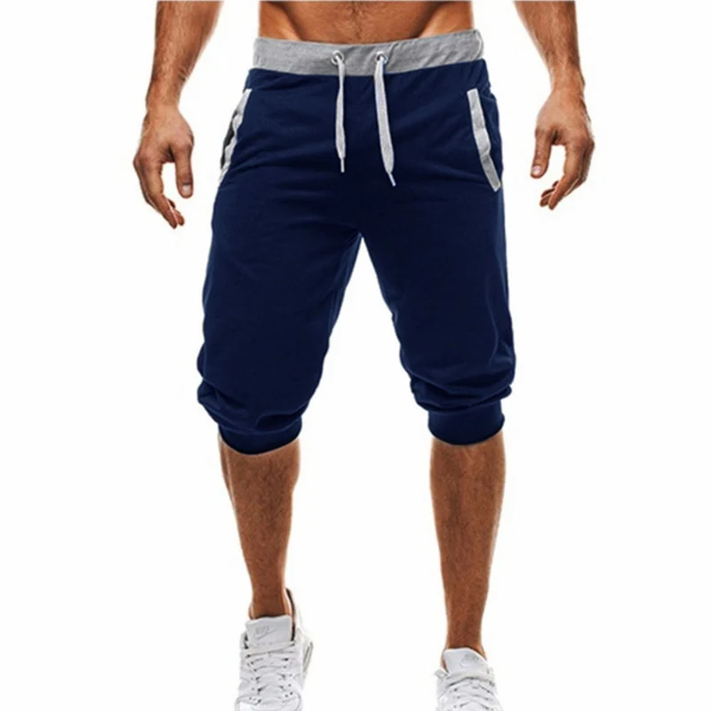 

Mens Baggy Jogger Casual Slim Harem Shorts Soft 3/4 Trousers Fashion New Brand Men Sweatpants Summer Comfy Male Shorts 2019 Ne
