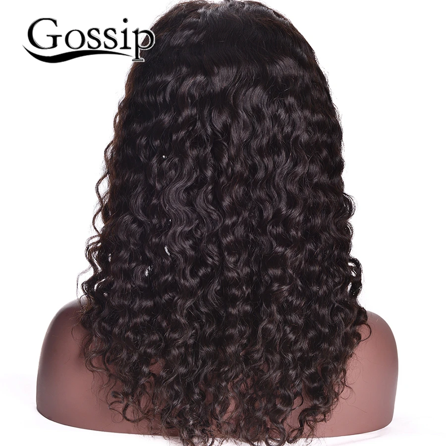 altWater Wave Full Lace Human Hair Wigs For Black Women Brazilian Curly Full Lace Wigs With Baby Hair Lace Front Human Hair Wigs