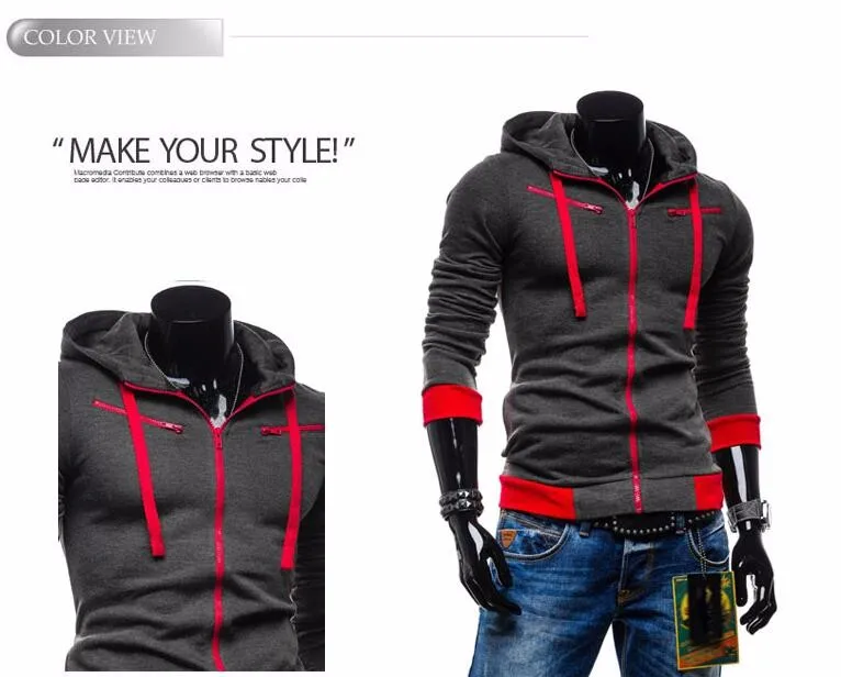 New 2016 Men'S Fashion Fleece Mens Sport Suit Hooded Warm Hoodies Sweatshirts Men Sudaderas Hombre Pullover Hoody Jackets8