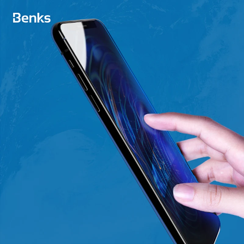 

Benks Thin 0.3mm Full Cover Tempered Glass For iPhone XS 5.8" XR 6.1" HD Anti Blu Ray Screen Protector Film For XS MAX Plus 6.5"