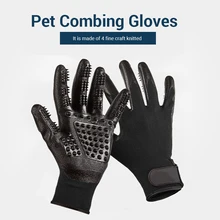 1 пара перчаток для кошек кошка Груминг за домашним животным Расческа для собаки расческа перчатка для домашних собак Чистящая Массажная перчатка для животных