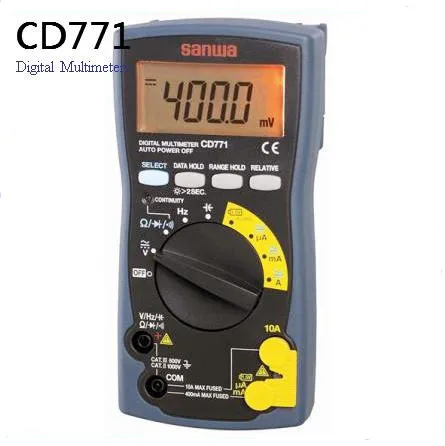 

SANWA CD771 Digital Multimeters / Standard Type Backlight & Cont. Buzzer With LED