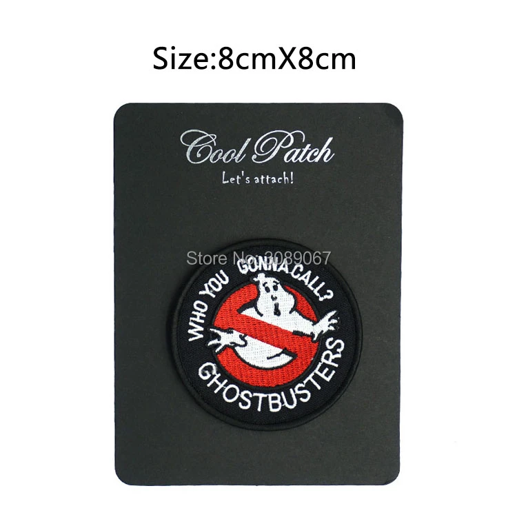Download 3 2 Ghostbusters No Ghost Patch Tv Movie Film Series Applique Costume Embroidered Iron On Halloween Cosplay Hook Loop Embroidered Iron Iron Onembroidered Iron On Aliexpress