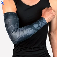 1 пара камуфляж печатных UPF50+ рукав для велоспорта MTB велосипед налокотники для велосипедистов митенки для женщин Защита от солнца УФ-защита для бега, баскетбола, рука Поддержка