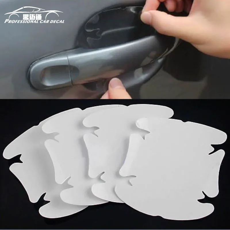 

Car Styling Universal Invisible Car Door Handle Scratches Protective Vinyl Protector Films Car Handle Protection 4 pcs/lot