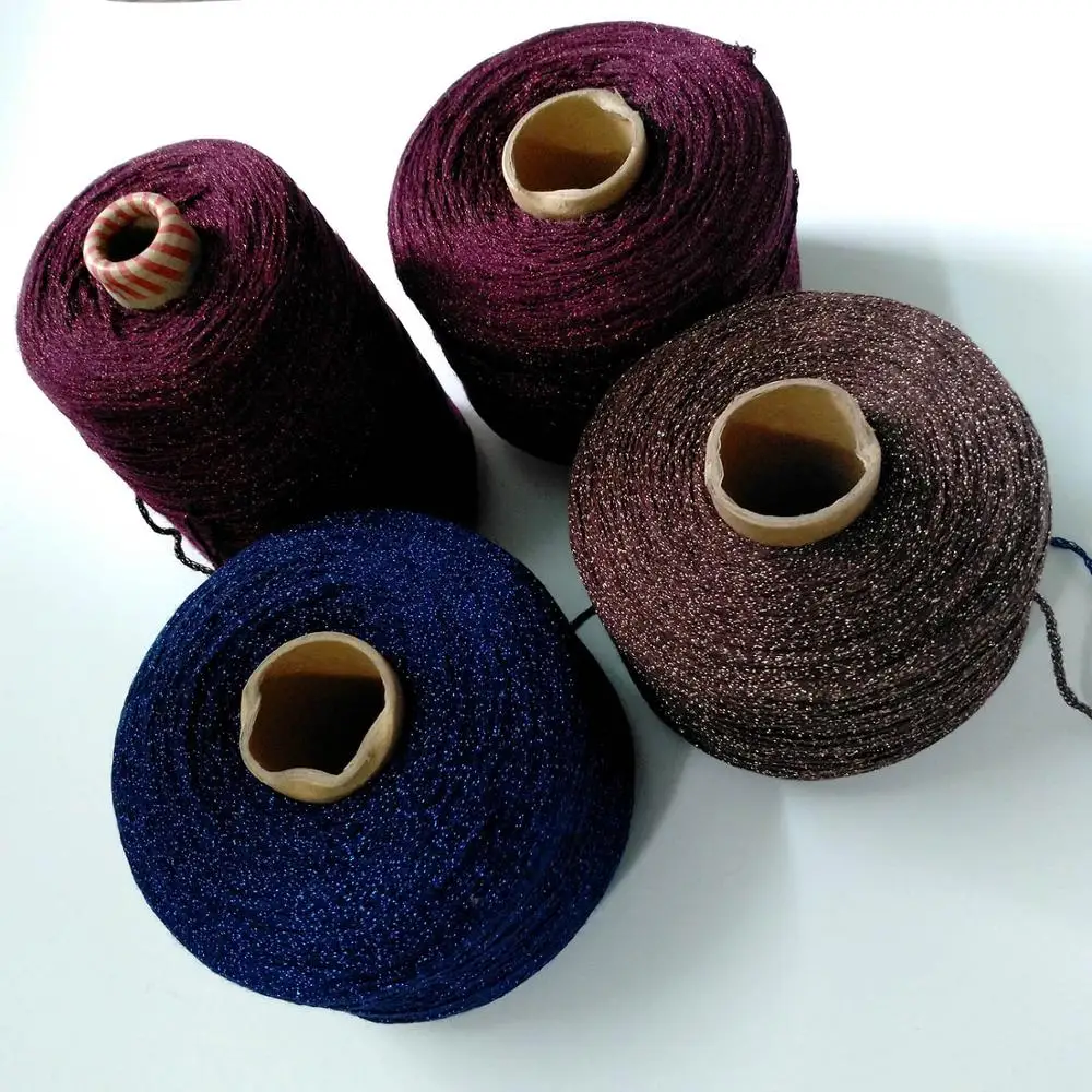 500gram metallic yarn hollow yarn DIY knitting crochet bag toy yarn fancy yarn